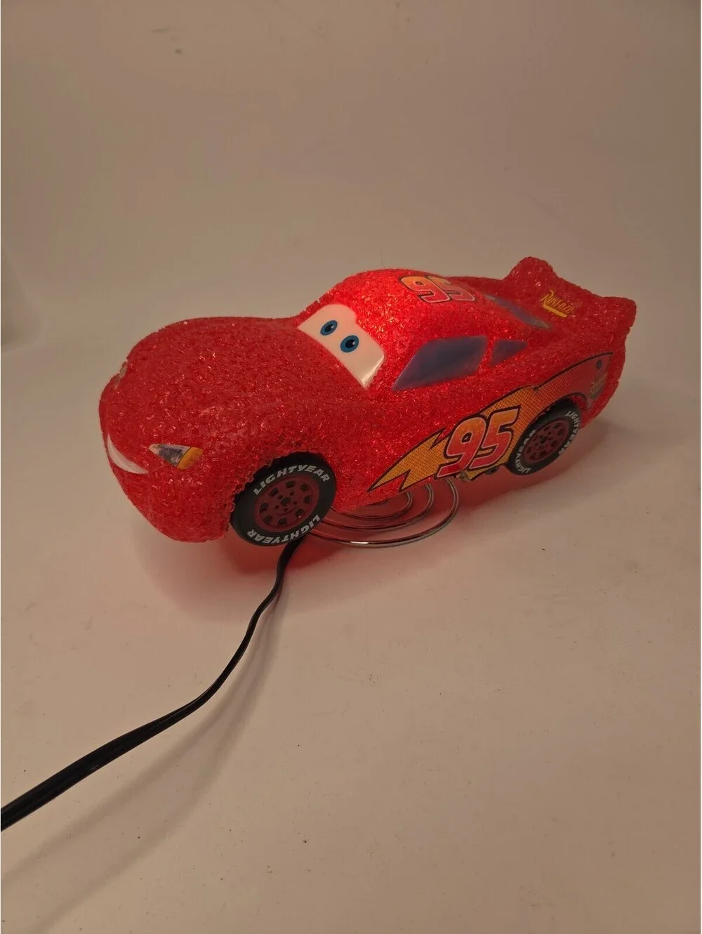 Disney Pixar Cars Lightning McQueen Plug-In Night Light Lamp (U)